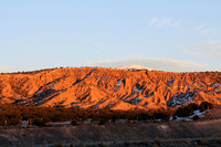 Sunset Reflection on the Mountains